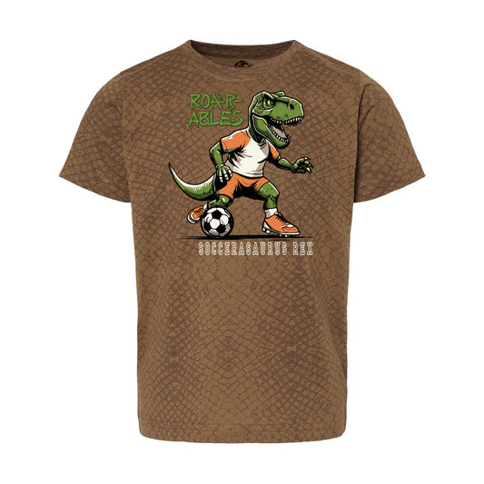 Soccerasaurus Rex Reptile Skin Tee