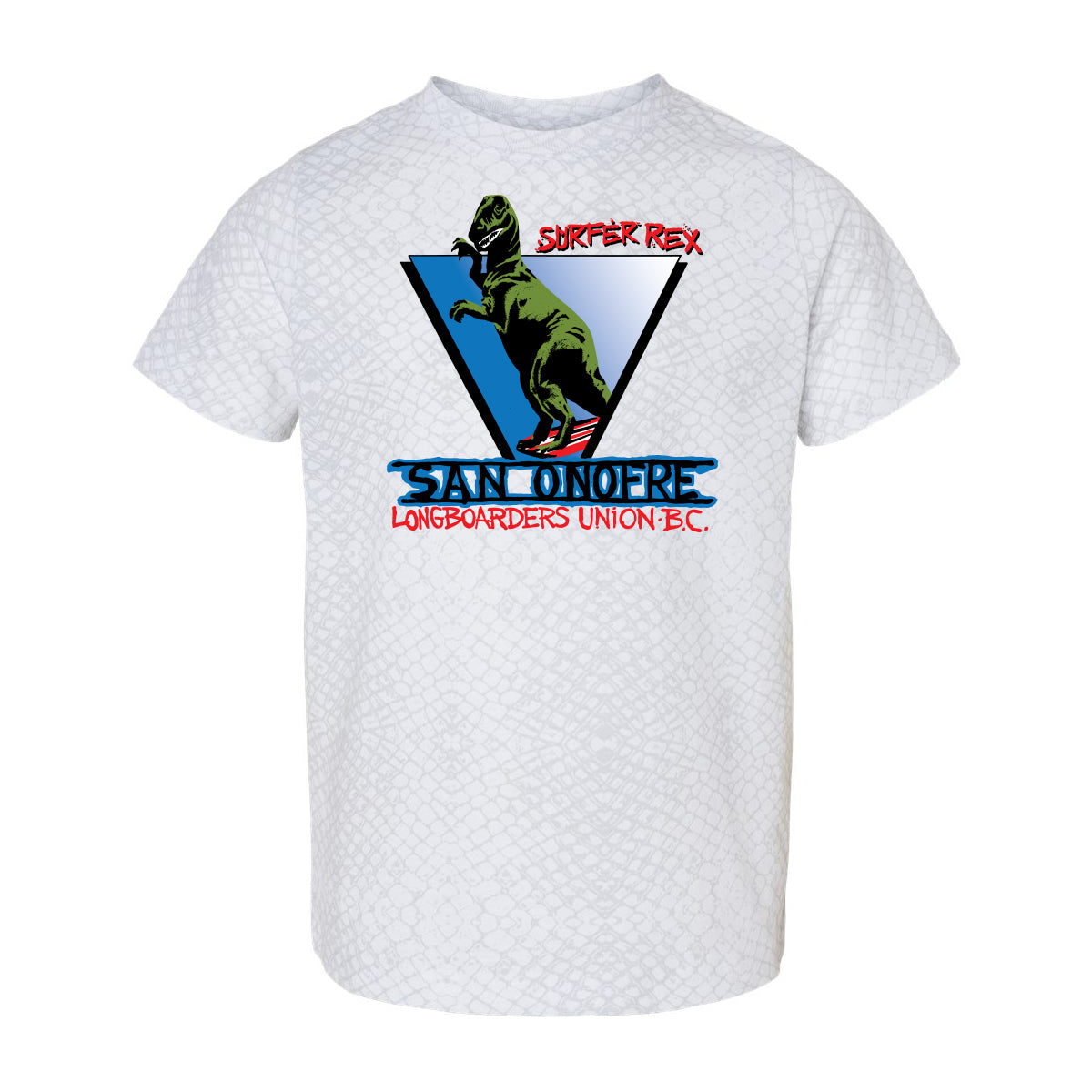 San Onofre Long Boarders Union Reptile Skin Tee